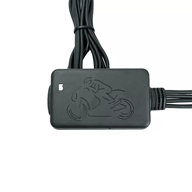 Dual-Lens motorfiets dashcam met lusopname