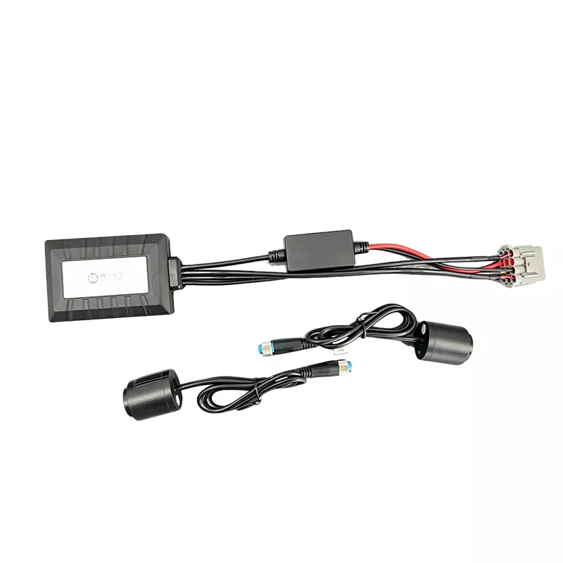 Dual-Lens motorfiets dashcam met tv-uitgang