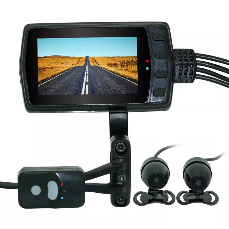 WiFi-toegang tot Dual-Lens Motorcycle Dash Cam-beelden op uw telefoon